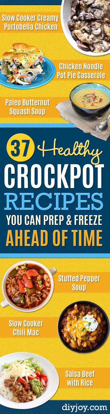 Healthy Crockpot Recipes To Make and Freeze Ahead of Time, an easy weeknight meal, light on prep but big on payoff