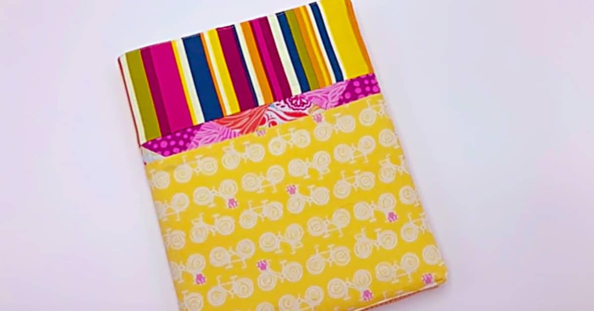 Learn To Sew A DIY Patchwork Notebook Cover
