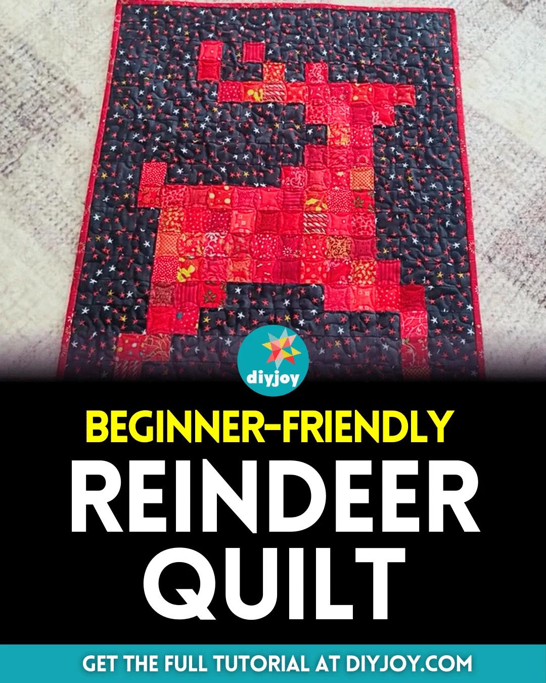 Easy Reindeer Quilt Tutorial