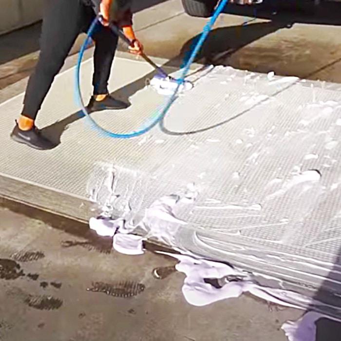 Easy Way To Wash A Rug At The Car Wash - How To Pressure Wash A Rug - Easiest And Cheapest Way To Clean A Rug