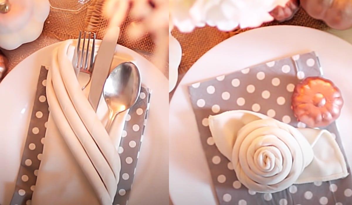 6 Holiday Napkin Fold Ideas