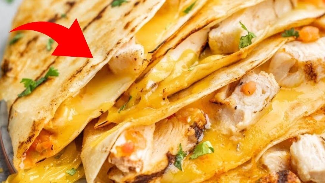 Cheesy Chicken Mexican Quesadilla