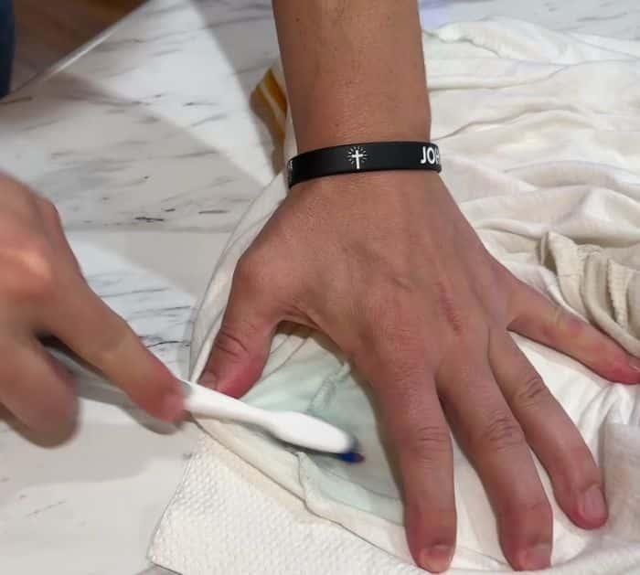 Easy Blood Stain Cleaning Hack