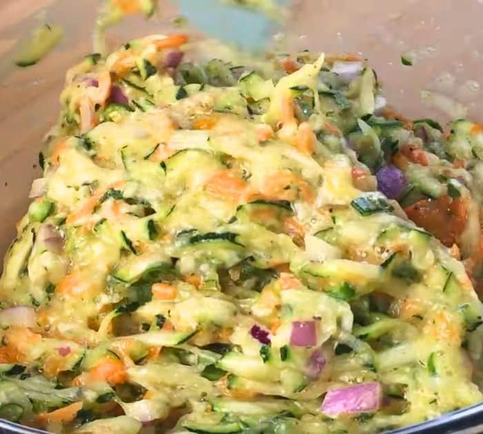 Easy Healthy Zucchini Fritters Ingredients