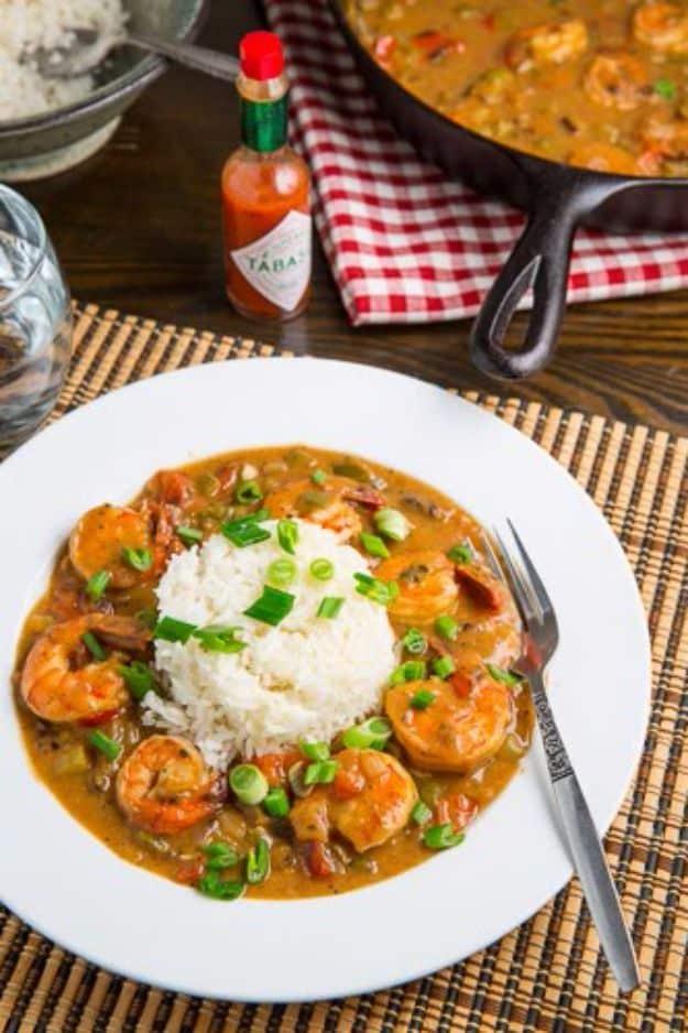 Best Country Cooking Recipes - Shrimp Etoufee - Easy Recipes for Country Food Like Chicken Fried Steak, Fried Green Tomatoes, Southern Gravy, Breads and Biscuits, Casseroles and Mo