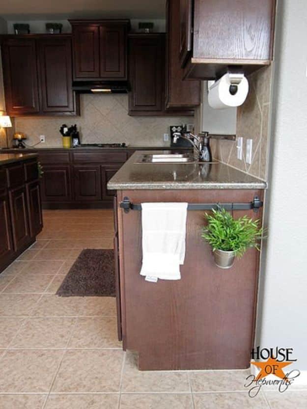 Hang Planters, a stylish upgrade without a full remodel and a simple change that transforms a dated kitchen