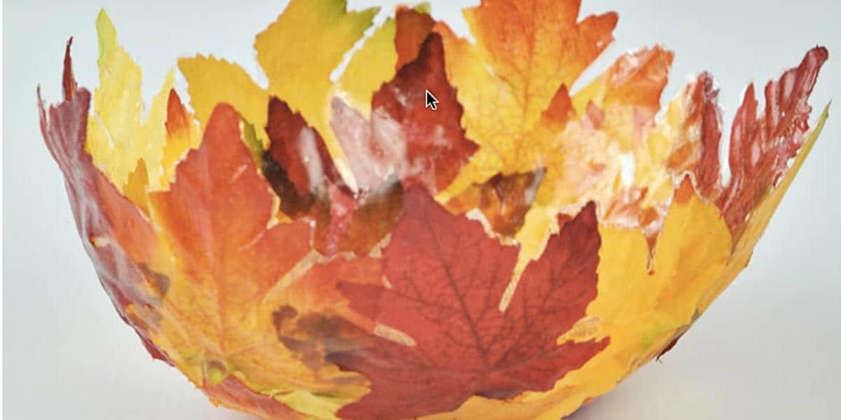 She Makes This Simple Fall Bowl With Leaves To Go With Her Other Lavish Autumn Decor…