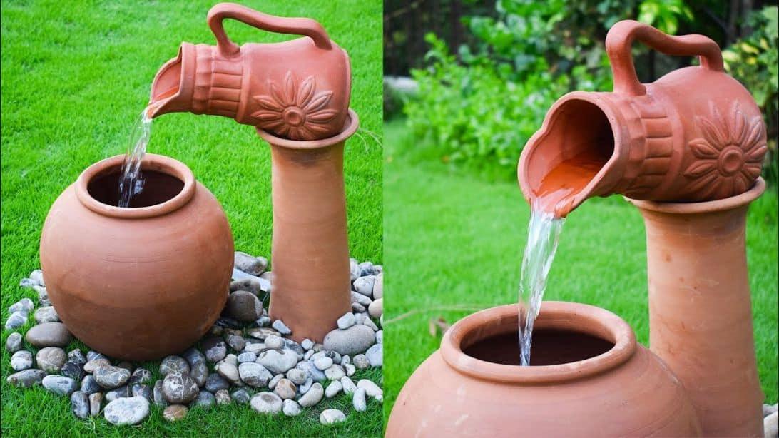 Amazing Outdoor Waterfall DIY