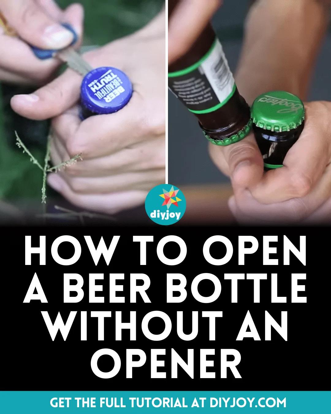 How To Open A Beer Bottle Without An Opener