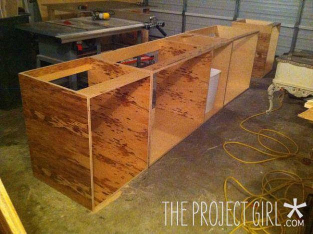 Build Custom Kitchen Cabinets, a budget storage upgrade, a routine that runs noticeably faster afterward