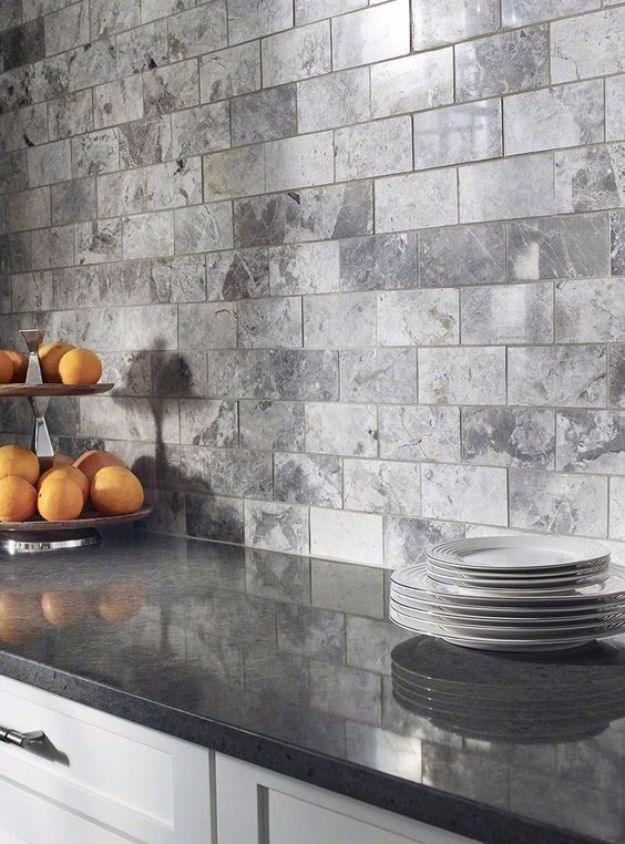 DIY Tile Ideas - Tundra Gray Subway Tile - Creative Crafts for Bathroom, Kitchen, Living Room, and Fireplace - Awesome Shower and Bathtub Ideas - Fun and Easy Home Decor Projects -