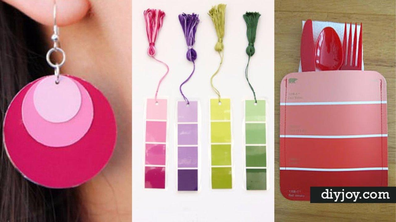 31 Super Creative DIY Paint Chip Projects