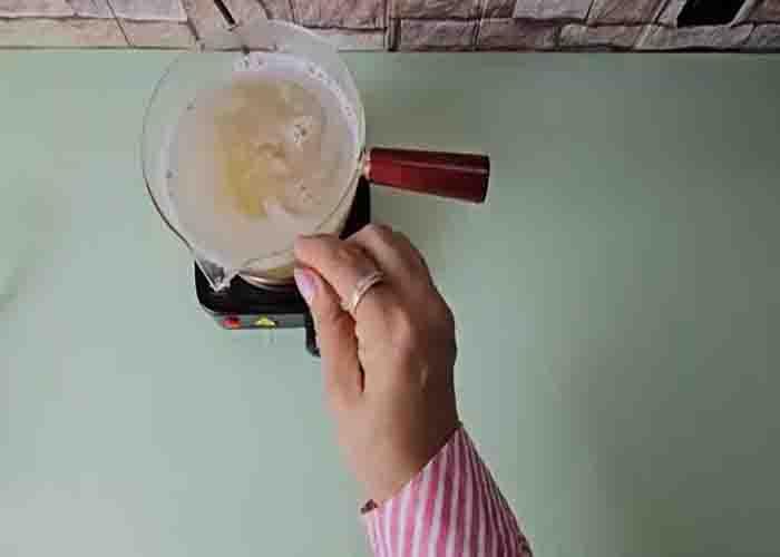 Making the air freshener gel mixture