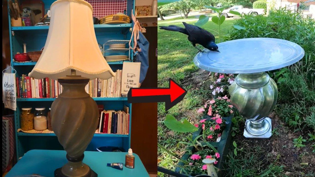 DIY Birdbath Under $10