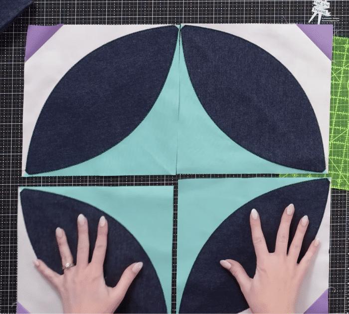 Easy Cathedral Window Quilt Tutorial