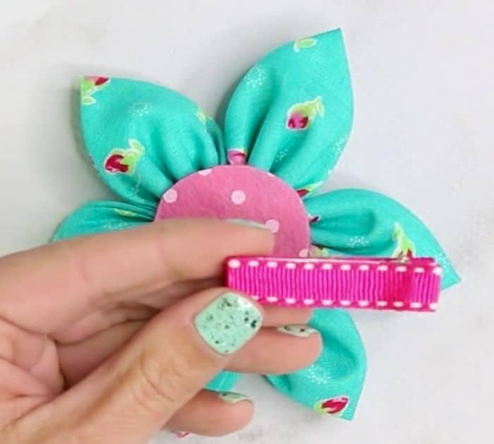 Easy Fabric Flower Sewing Tutorial