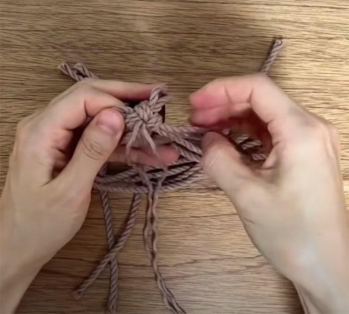 materials for macrame tassel keychain