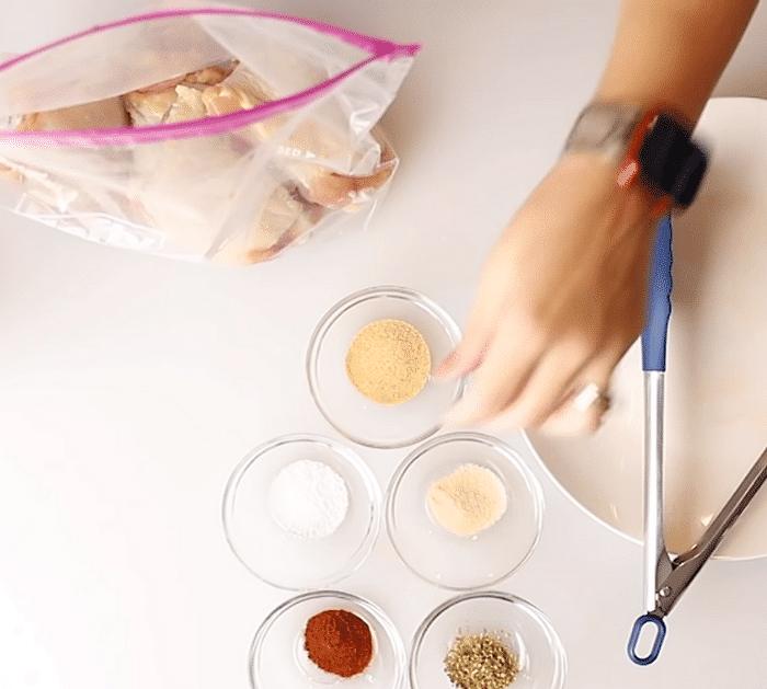 Super Crispy Air Fryer Chicken Thighs Ingredients
