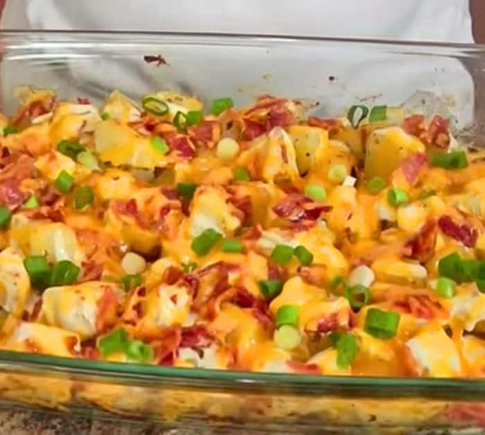 How to Make Cheesy Bacon Ranch Potato Casserole