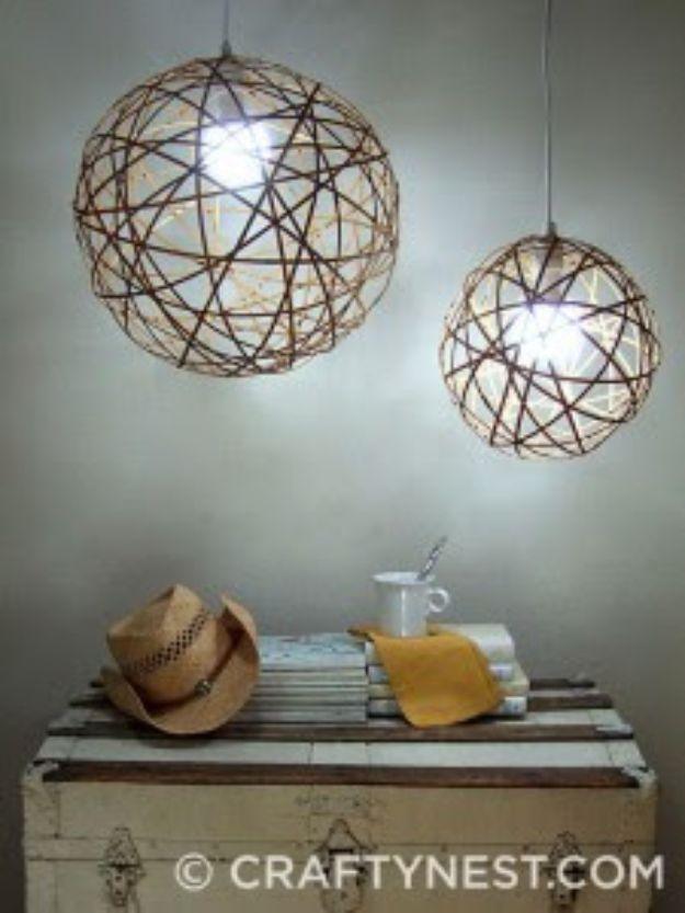 Bamboo Orb Pendant Lights, cheap to pull off with items from a bargain aisle and personality a plain space was missing