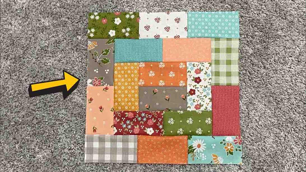 Broken Courthouse Quilt Block Tutorial
