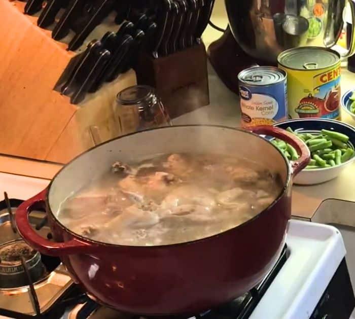 Easy Old School Chicken and Vegetable Soup Ingredients