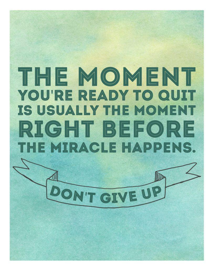Teal Watercolor Quote Printable, easy enough for a beginner to hang and better looking than a store bought print