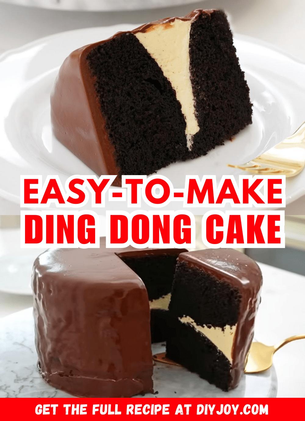 How To Make A Luscious Ding Dong Cake