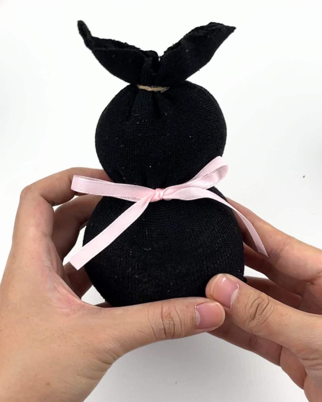 Homemade Sock Bunny