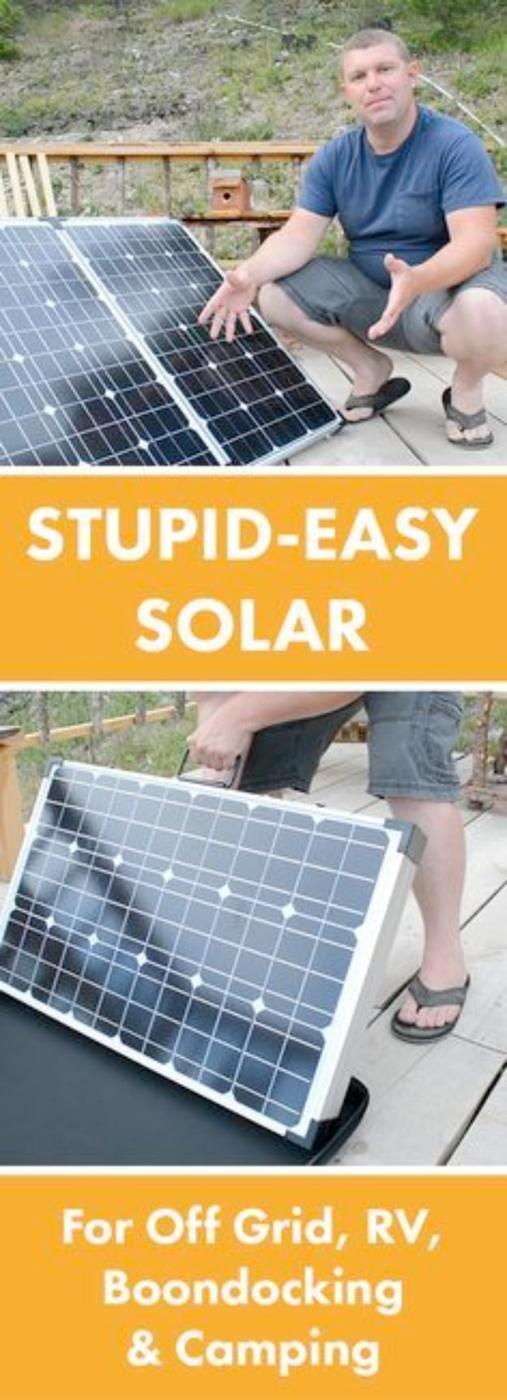 Easy Portable Solar Panels, a solar power project, simple enough for a first try at renewable energy