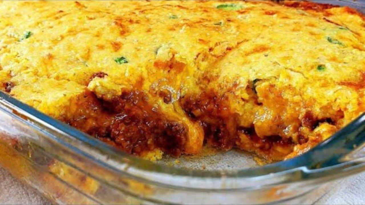 Enchilada Cornbread Casserole