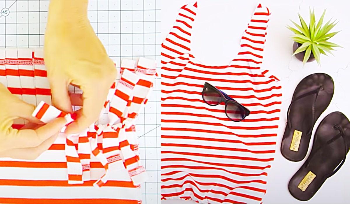 Turn A T-Shirt Into A Tote Bag