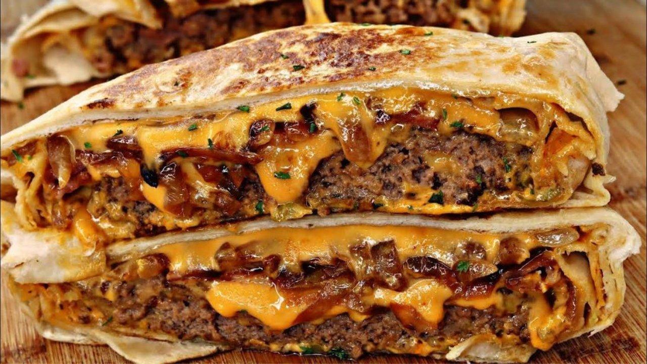 Cheeseburger Crunch Wrap Better Than Taco Bell