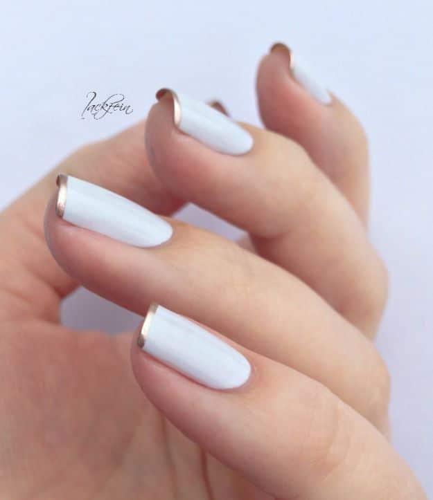 Chrome Tips, a simple design that still looks salon fresh and a colorful look worth saving for your next try
