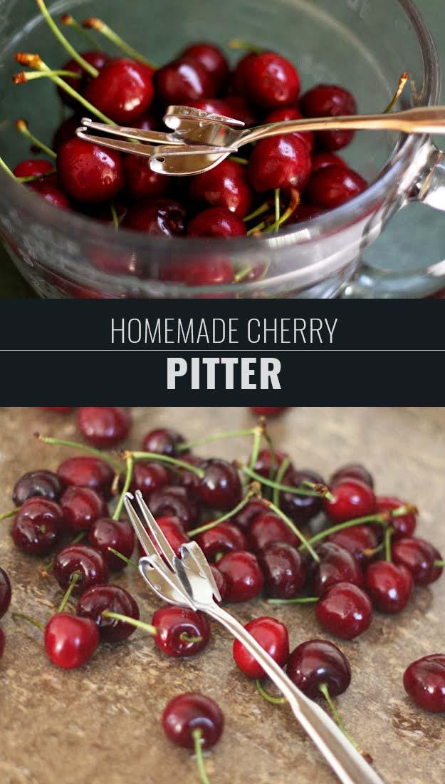 Learn How To Make a Homemade Cherry Pitter, a handy tip worth trying soon and a smart trick worth trying at home