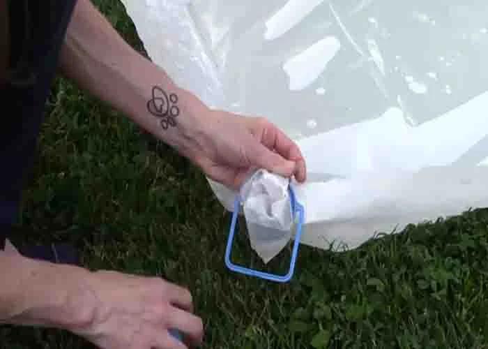 Sealing the DIY giant water blob