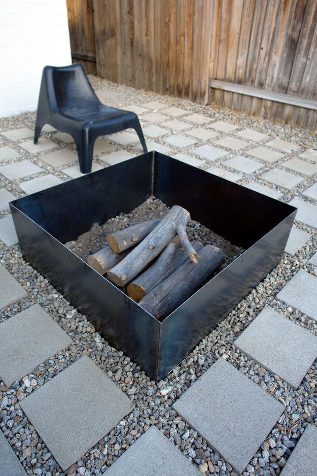 Simple Metal Fire Pit, easy to customize with paint or stain already on hand and a keepsake worth handing down for years