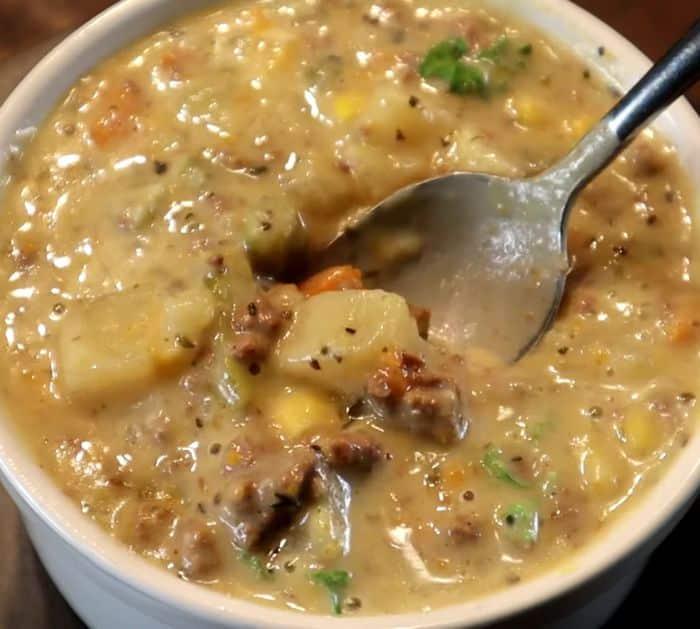 Easy Hamburger Soup Recipe