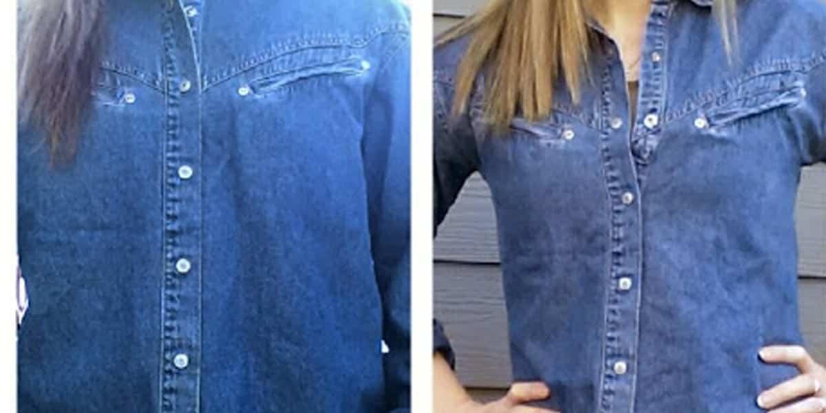 She Shows Us How To Alter A Men’s Shirt To A Woman’s Shape And It’s So Easy!