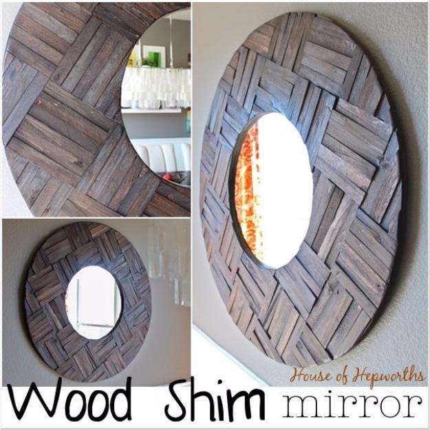 Wood Shim Mirror, quick enough to finish before nap time and a finishing touch that ties the room together