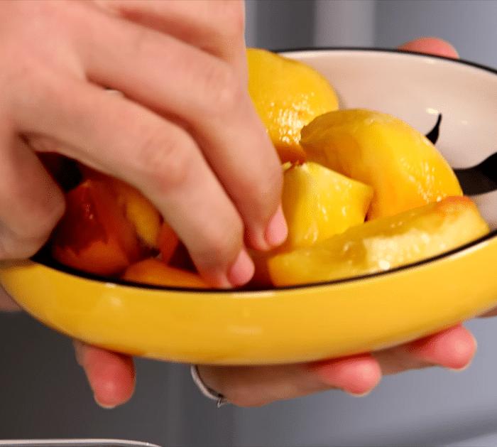 Ingredients for Peach Ice Cream