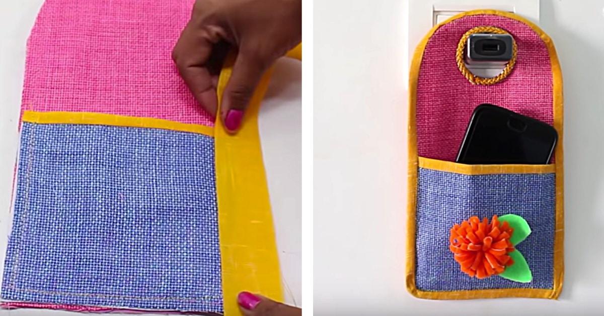 DIY Phone Charging Pouch