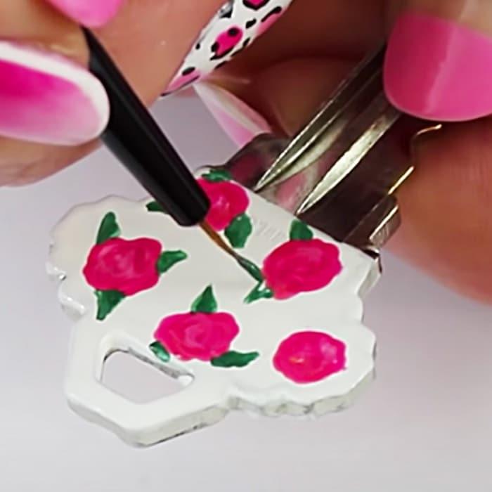 How To Paint Keys With Nail Polish - Easy Key Painting Ideas - Nail Polish DIY