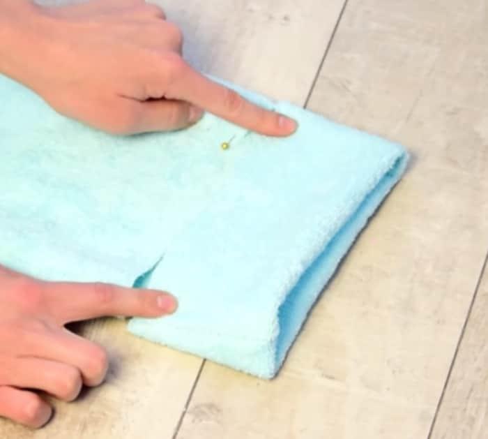 Make quick easy cheap terry bathrobe with no pattern