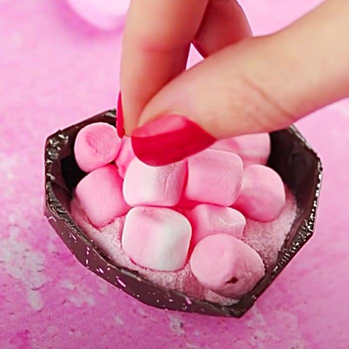 Hot Cocoa Bombs For Valentine's Day - Easy Homemade Chocolate Bombs - Chocolate Recipe Ideas