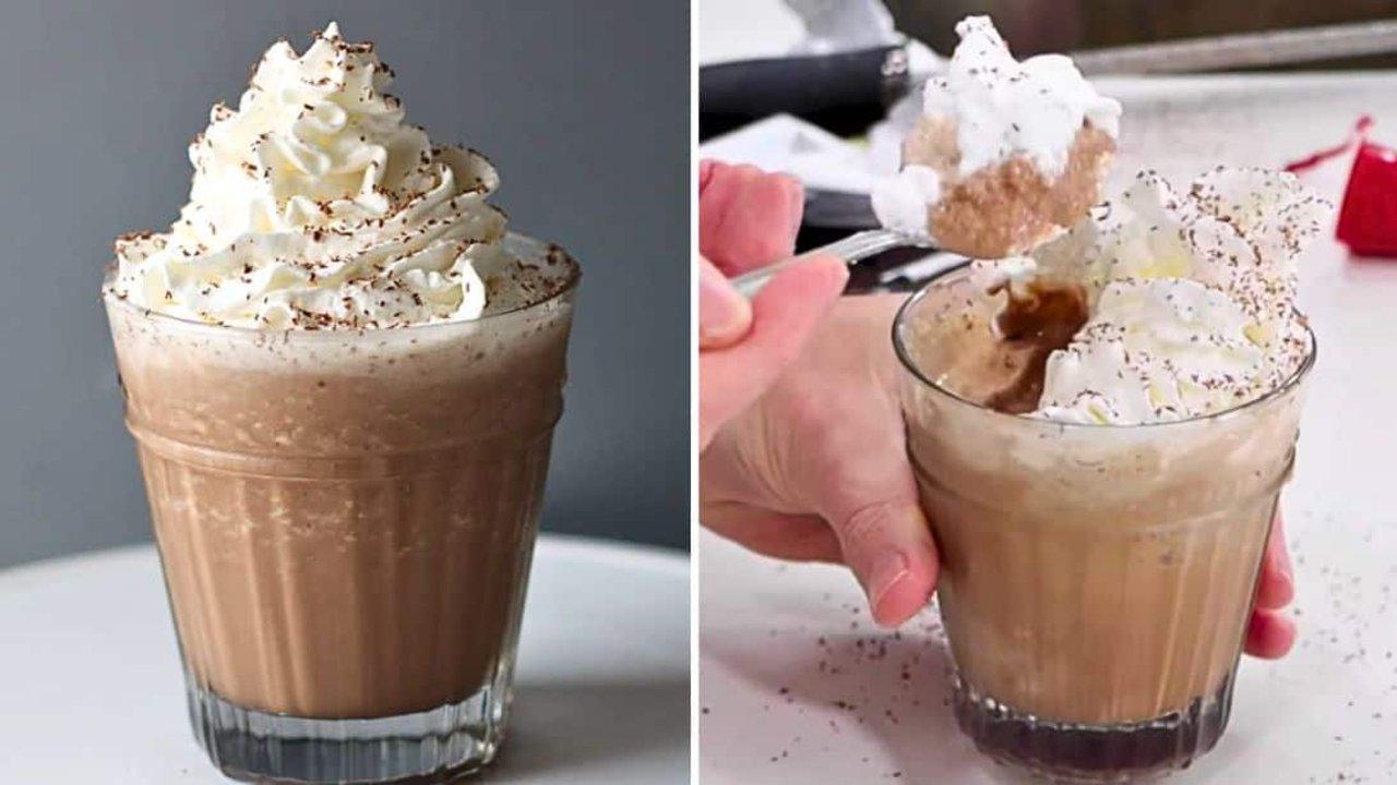 Easy 7-Minute Frozen Hot Chocolate Recipe