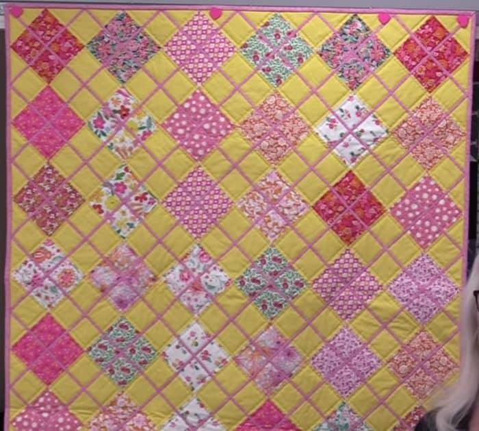Easy Argyle Quilt Tutorial Using Charm Packs