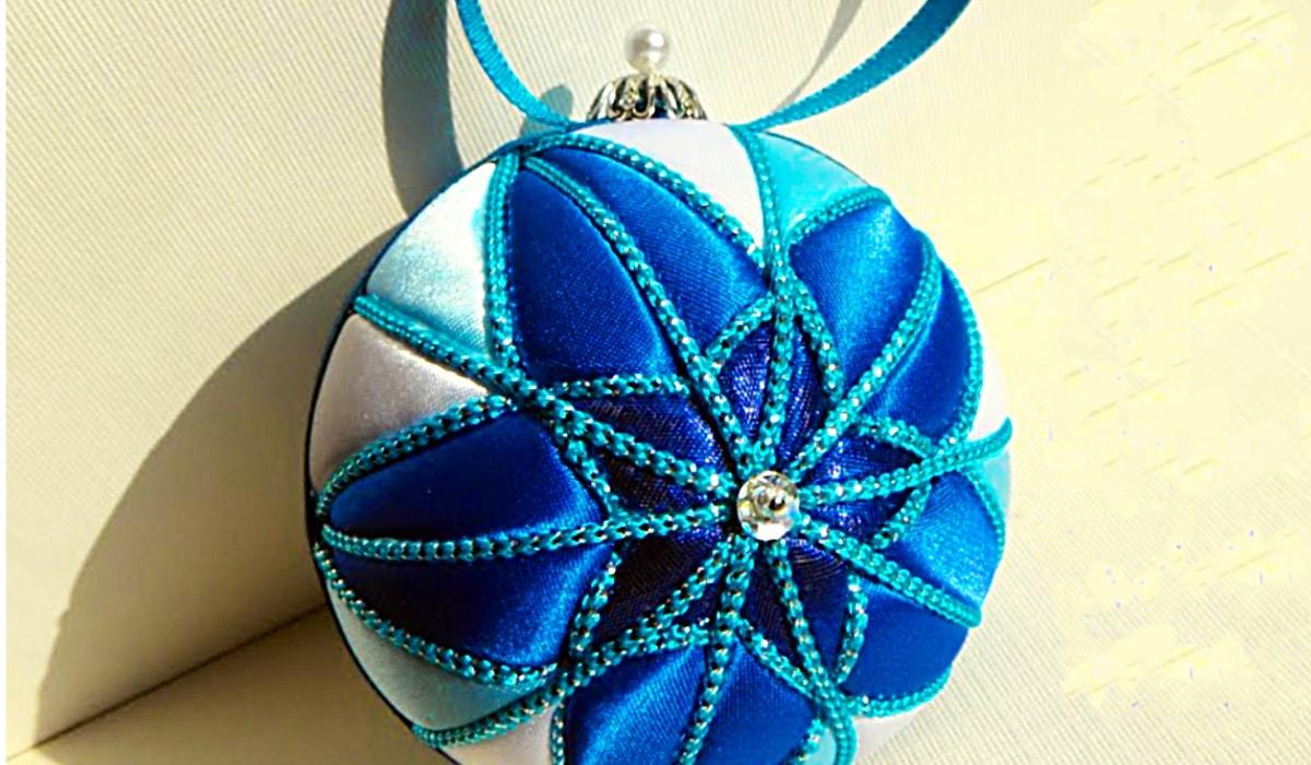 No-Sew Blue Star Ornament