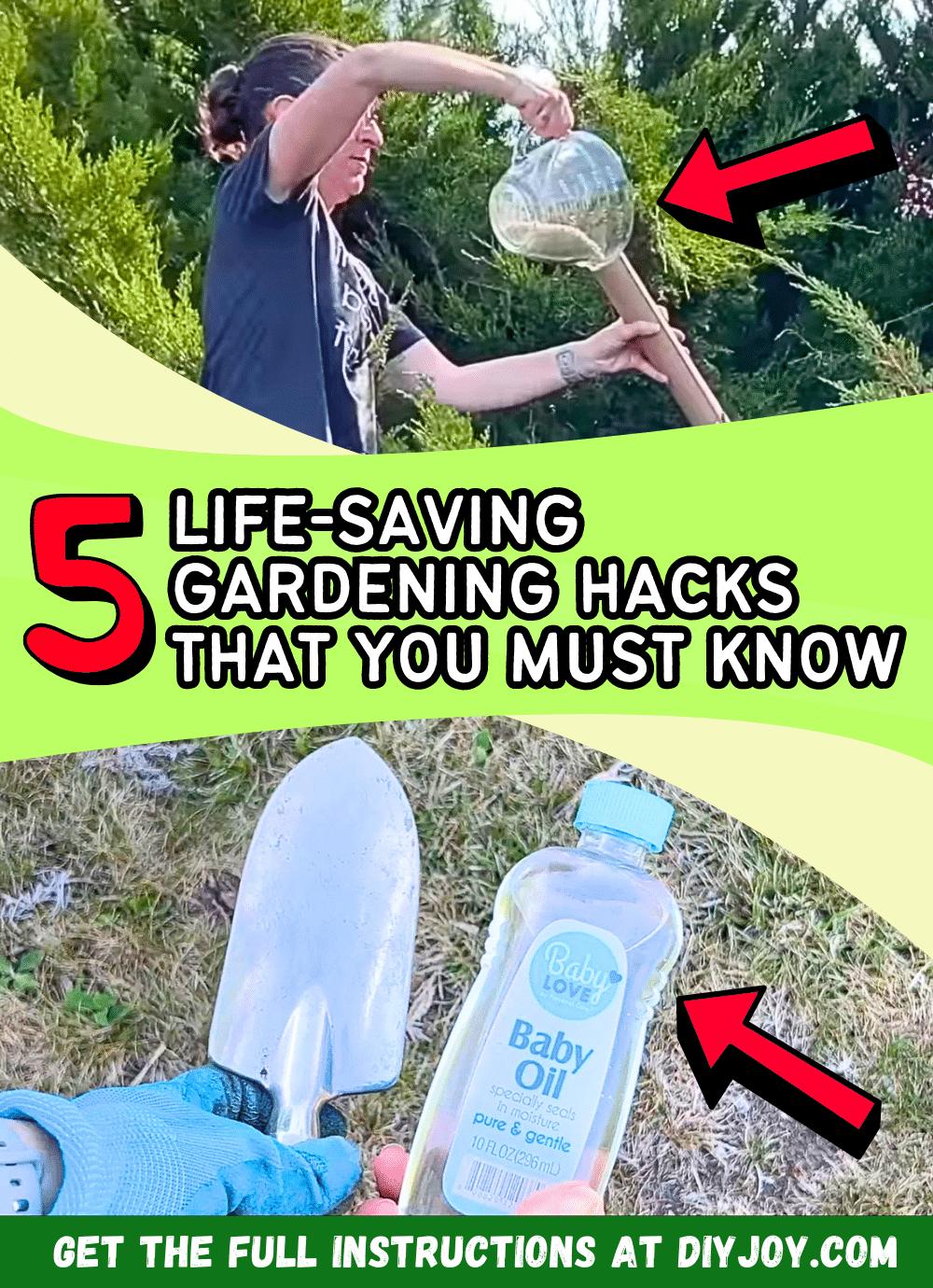 5 Life-Saving Gardening Hacks That You Must Know