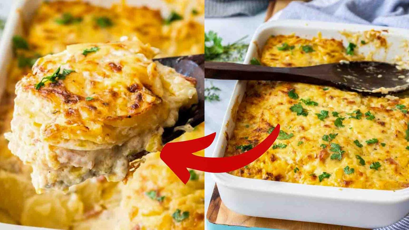 Easy Cheesy Potato Bake Recipe